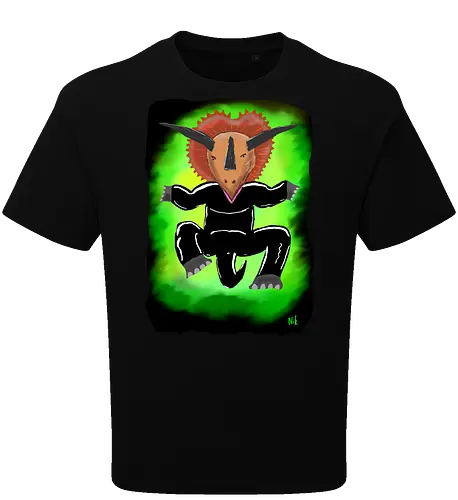 Trinityceratops - albern, Matrix, Trinity, Triceratops, Dinosaurier - Oversize T-Shirt