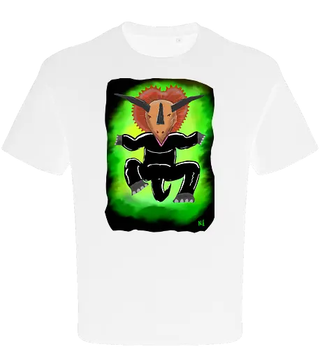 Trinityceratops - albern, Matrix, Trinity, Triceratops, Dinosaurier - Oversize T-Shirt