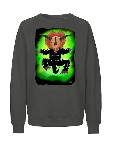 Trinityceratops - albern, Matrix, Trinity, Triceratops, Dinosaurier - Fairtrade Sweatshirt