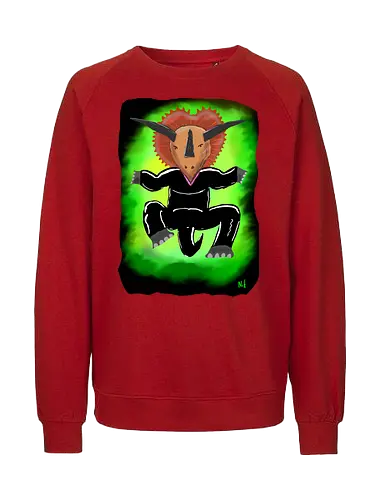 Trinityceratops - albern, Matrix, Trinity, Triceratops, Dinosaurier - Fairtrade Sweatshirt