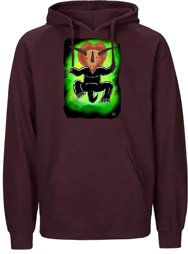 Trinityceratops - albern, Matrix, Trinity, Triceratops, Dinosaurier - Fairtrade Hoodie