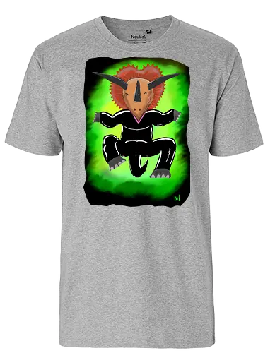 Trinityceratops - albern, Matrix, Trinity, Triceratops, Dinosaurier - Fairtrade T-Shirt