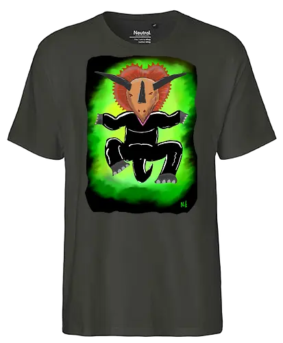 Trinityceratops - albern, Matrix, Trinity, Triceratops, Dinosaurier - Fairtrade T-Shirt