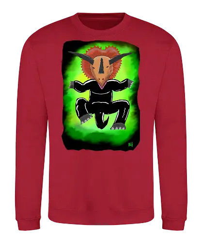 Trinityceratops - albern, Matrix, Trinity, Triceratops, Dinosaurier - Sweatshirt