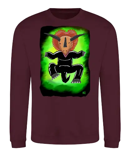 Trinityceratops - albern, Matrix, Trinity, Triceratops, Dinosaurier - Sweatshirt