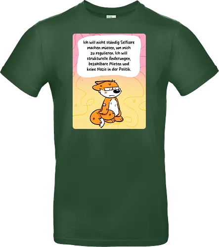 Regulationsfuchs - Fuchs, Politik, Selfcare - Standard T-Shirt