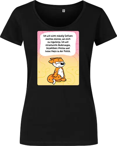 Regulationsfuchs - Fuchs, Politik, Selfcare - Women T-Shirt