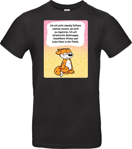 Regulationsfuchs - Fuchs, Politik, Selfcare - Standard T-Shirt