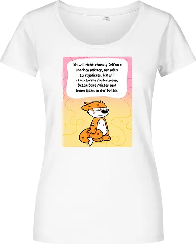 Regulationsfuchs - Fuchs, Politik, Selfcare - Women T-Shirt