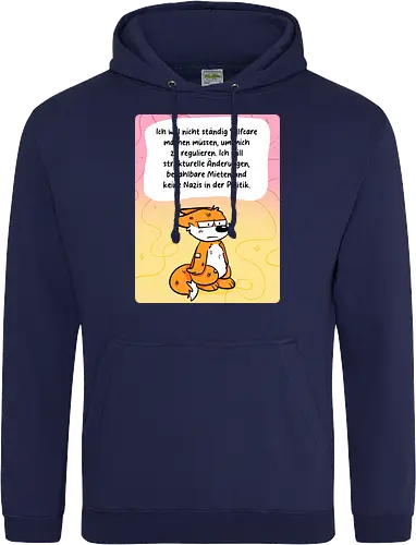 Regulationsfuchs - Fuchs, Politik, Selfcare - Standard Hoodie