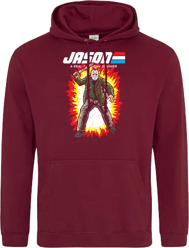 G.I JASON - horror, halloween, slasher, mashup, parody, comic, 80s, hero - Standard Hoodie