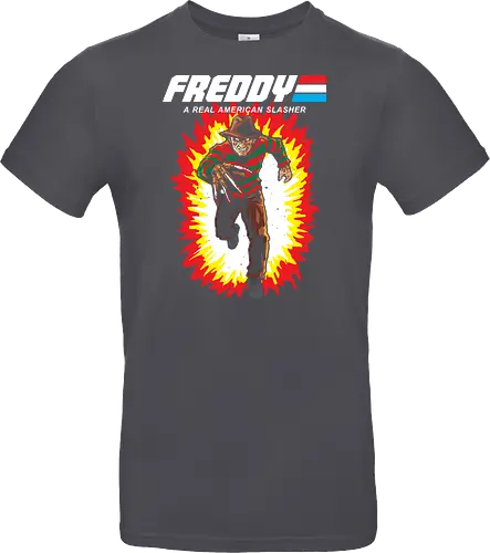 G.I FREDDY - horror, halloween, slasher, mashup, parody, comic, 80s, hero - Standard T-Shirt