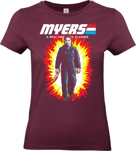 G.I MYERS - horror, halloween, slasher, mashup, parody, comic, 80s, hero - Standard T-Shirt (Women)