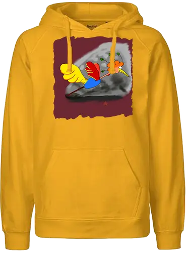 Schräger Vogel - albern, Vogel, Tiere - Fairtrade Hoodie