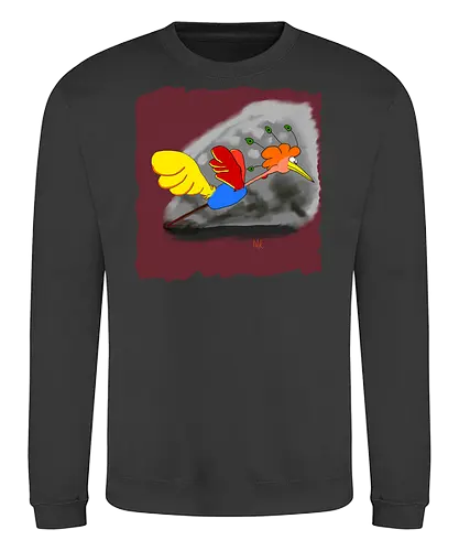 Schräger Vogel - albern, Vogel, Tiere - Sweatshirt
