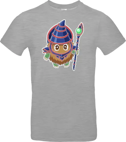 Magical Mascot: The Ultimate Kuriboh - Kuriboh shirt, Dark Magician cosplay graphic, Yu-Gi-Oh merch, nostalgic anime streetwear, trading card game apparel, kawaii monster design, 90s anime clothing, aesthetic otaku fashion, funny anime mashup tee, classic duelist merch - Standard T-Shirt