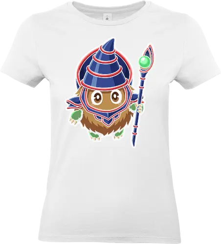 Magical Mascot: The Ultimate Kuriboh - Kuriboh shirt, Dark Magician cosplay graphic, Yu-Gi-Oh merch, nostalgic anime streetwear, trading card game apparel, kawaii monster design, 90s anime clothing, aesthetic otaku fashion, funny anime mashup tee, classic duelist merch - Standard T-Shirt (Women)