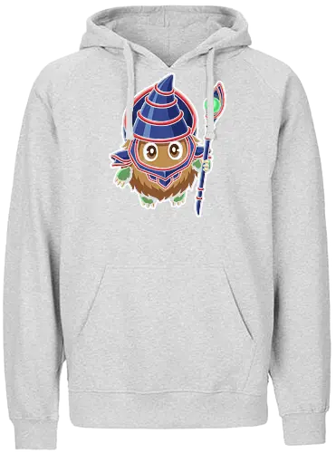 Magical Mascot: The Ultimate Kuriboh - Kuriboh shirt, Dark Magician cosplay graphic, Yu-Gi-Oh merch, nostalgic anime streetwear, trading card game apparel, kawaii monster design, 90s anime clothing, aesthetic otaku fashion, funny anime mashup tee, classic duelist merch - Fairtrade Hoodie