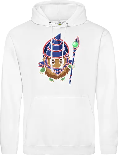Magical Mascot: The Ultimate Kuriboh - Kuriboh shirt, Dark Magician cosplay graphic, Yu-Gi-Oh merch, nostalgic anime streetwear, trading card game apparel, kawaii monster design, 90s anime clothing, aesthetic otaku fashion, funny anime mashup tee, classic duelist merch - Standard Hoodie