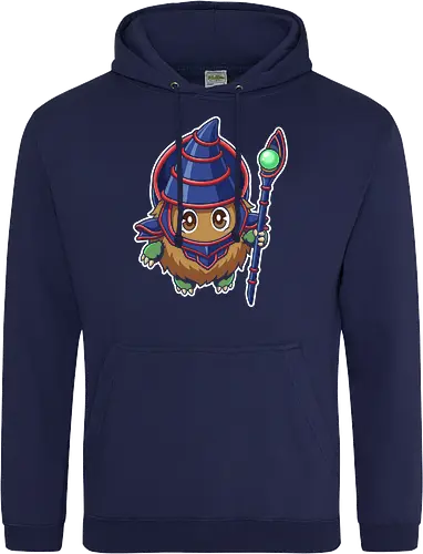 Magical Mascot: The Ultimate Kuriboh - Kuriboh shirt, Dark Magician cosplay graphic, Yu-Gi-Oh merch, nostalgic anime streetwear, trading card game apparel, kawaii monster design, 90s anime clothing, aesthetic otaku fashion, funny anime mashup tee, classic duelist merch - Standard Hoodie