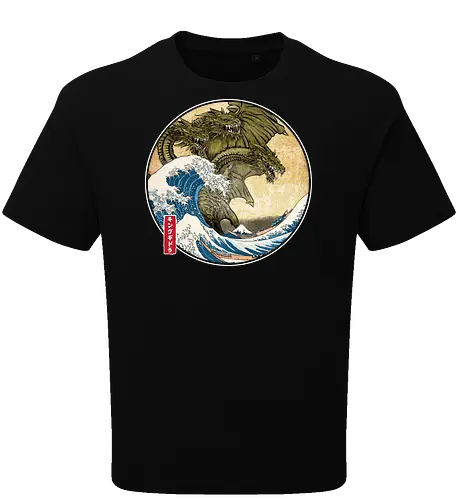 The Great King of terror off Kanagawa - Oversize T-Shirt