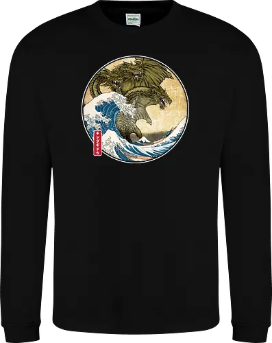 The Great King of terror off Kanagawa - Sweatshirt