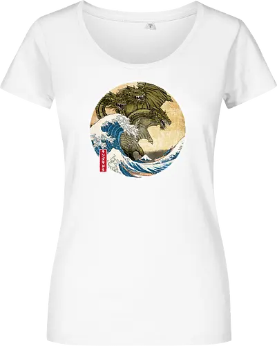 The Great King of terror off Kanagawa - Women T-Shirt