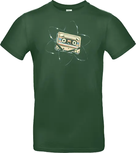 Atomic Mixtape - cassette tape, 80s, 90s, atom, atomic, atomic age, chemistry, energy, mixtape, music, nuclear, physics, retro, science, vintage - Standard T-Shirt