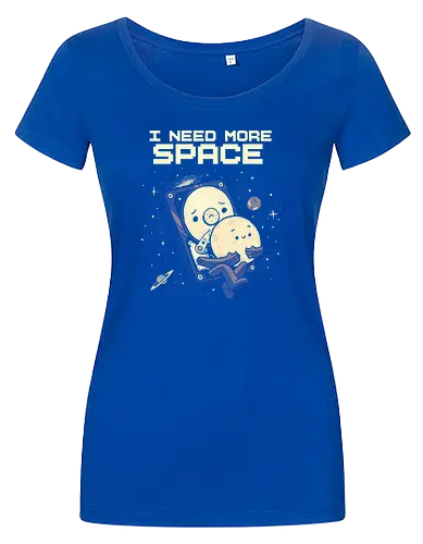 I Need More Space - i need more space, astronaut, computer geek, cosmos, data, galaxy, hard drive, i need space, it, outer space, physics, planets, space, technology, universe - Women T-Shirt