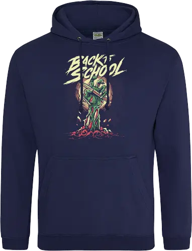 Back to School - back to school, 1st grade, 2nd grade, education, first day of school, halloween, horror, kindergarten, monster, pre k, school, spooky, teacher, teaching, zombie - Standard Hoodie