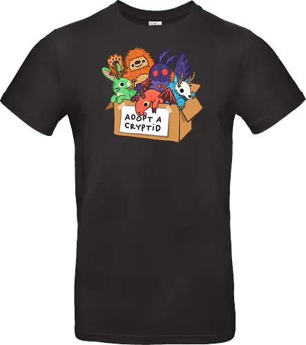 Adopt a Cryptid - adopt a pet, bigfoot, creature, cryptozoology, horror, humor, monster, mothman, myth, mythology, rescue, sasquatch, spooky, cryptid, adopt - Standard T-Shirt