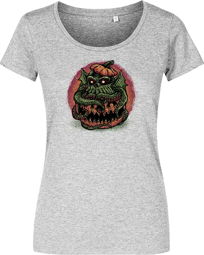 Tentacle or Treat - Horror, Halloween, Novel, book, creature, fictional, fiction, character, cosmic - Women T-Shirt