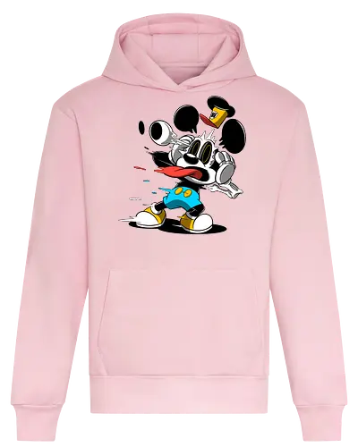 Freaky Klassische Maus Horror - Explodierende Dunkle Underground Cartoon Kunst - explodierendes Cartoon Skelett, klassische Maus Horror, explodierender Cartoon Freaky, schwarz weiß Maus Skelett, Auge springt Schädel Cartoon, fliegende Ohren Cartoon Horror, rote Zunge dunkler Cartoon, schmelzende Maus Kunst, klassischer Cartoon Horror Geek Druck, schwarz weiß bunt dunkler Cartoon, horror, freaky, skeleton, creepypasta, Halloween, Zombie explodierende Maus, alternative dunkle Cartoon Kunst, Underground Cartoon Maus, urbaner Geek Horror Druck, Pop Art Horror Maus - Heavyweight Hoodie