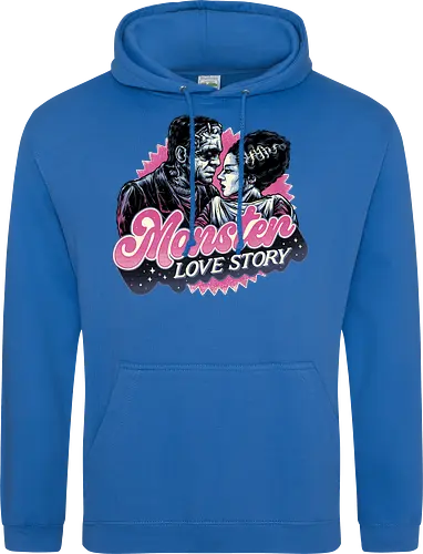 Monster Love Story - Horror, horror movies, classic horror, love, monsters, creature, Halloween - Standard Hoodie