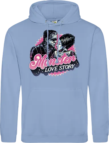 Monster Love Story - Horror, horror movies, classic horror, love, monsters, creature, Halloween - Standard Hoodie