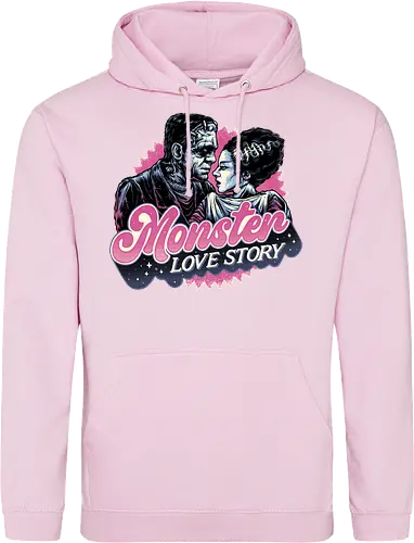 Monster Love Story - Horror, horror movies, classic horror, love, monsters, creature, Halloween - Standard Hoodie