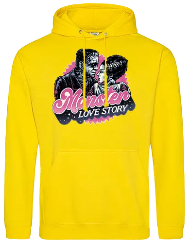 Monster Love Story - Horror, horror movies, classic horror, love, monsters, creature, Halloween - Standard Hoodie
