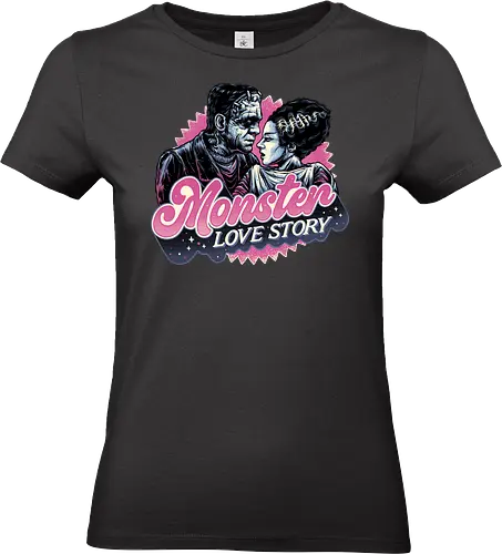 Monster Love Story - Horror, horror movies, classic horror, love, monsters, creature, Halloween - Standard T-Shirt (Women)