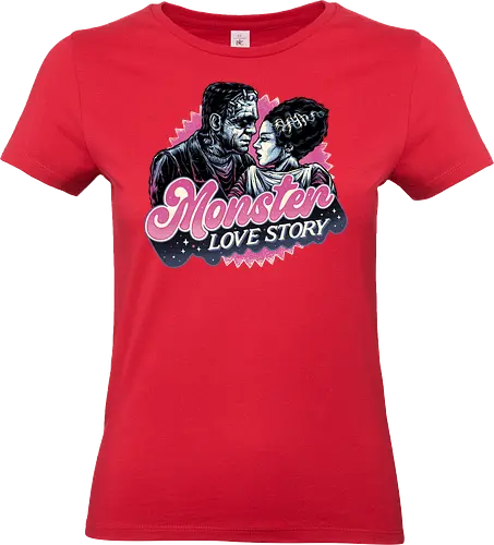 Monster Love Story - Horror, horror movies, classic horror, love, monsters, creature, Halloween - Standard T-Shirt (Women)