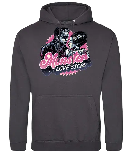 Monster Love Story - Horror, horror movies, classic horror, love, monsters, creature, Halloween - Standard Hoodie
