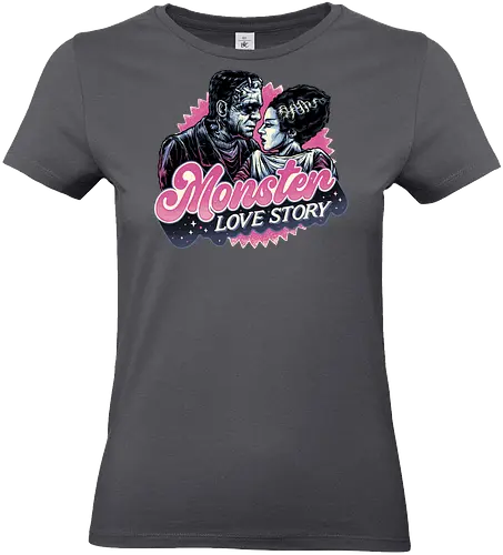 Monster Love Story - Horror, horror movies, classic horror, love, monsters, creature, Halloween - Standard T-Shirt (Women)