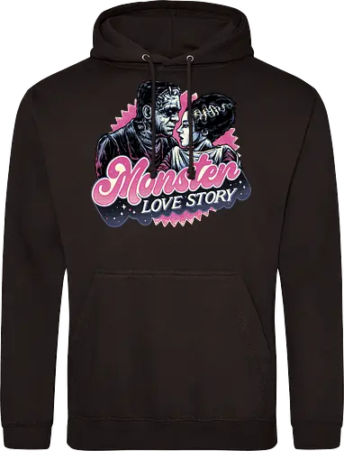 Monster Love Story - Horror, horror movies, classic horror, love, monsters, creature, Halloween - Standard Hoodie