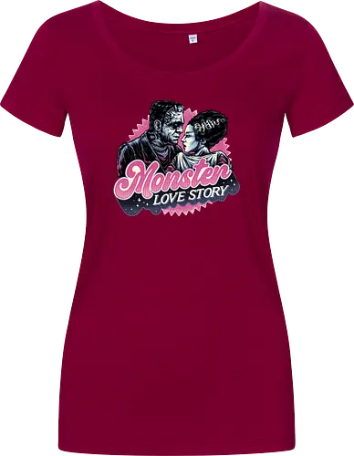 Monster Love Story - Horror, horror movies, classic horror, love, monsters, creature, Halloween - Women T-Shirt