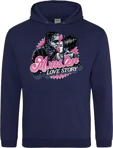 Monster Love Story - Horror, horror movies, classic horror, love, monsters, creature, Halloween - Standard Hoodie