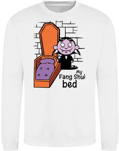 Fang Shui - Vampire, Dracula, Feng Shui, Bed - Sweatshirt