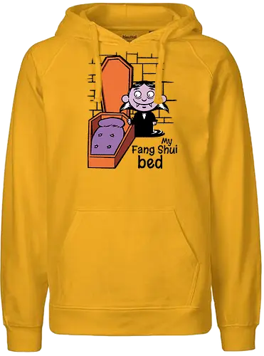 Fang Shui - Vampire, Dracula, Feng Shui, Bed - Fairtrade Hoodie