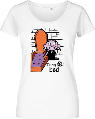 Fang Shui - Vampire, Dracula, Feng Shui, Bed - Women T-Shirt