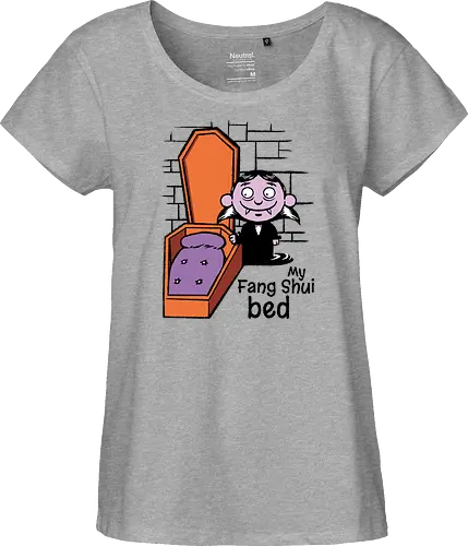 Fang Shui - Vampire, Dracula, Feng Shui, Bed - Fairtrade Girl Shirt