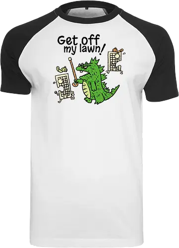 Grumpzilla - Kaiju, Old people, Grumpy - Raglan T-Shirt