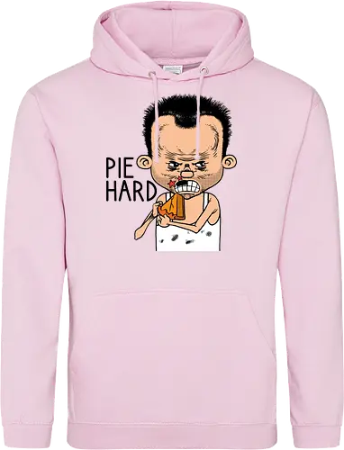 Pie hard - Die hard, Pie, Bruce Willis, Movie - Standard Hoodie